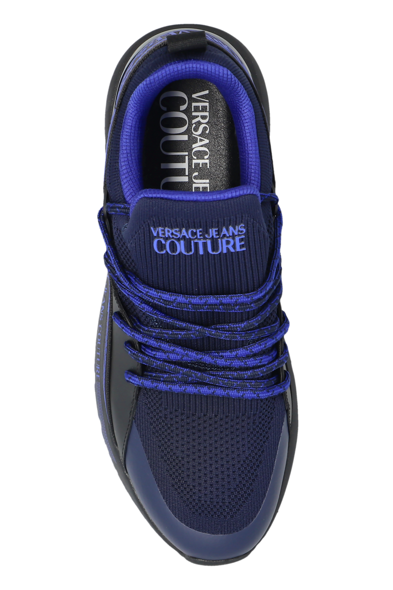 Black Sports shoes with logo Versace Jeans Couture - Vitkac